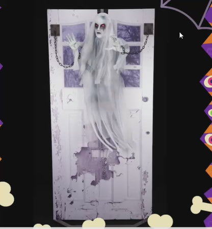 Fantasma Deco Puerta Animatronics