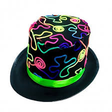 Sombrero De Copa Con Diseños De Colores