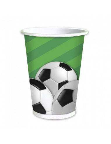 Vasos Polipapel De futbol x 6 Uni.
