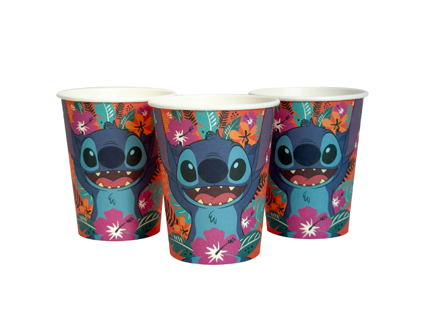 Vasos Polipapel Stitch x 10 Uni